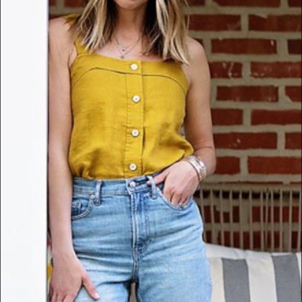 Everlane linen tank top